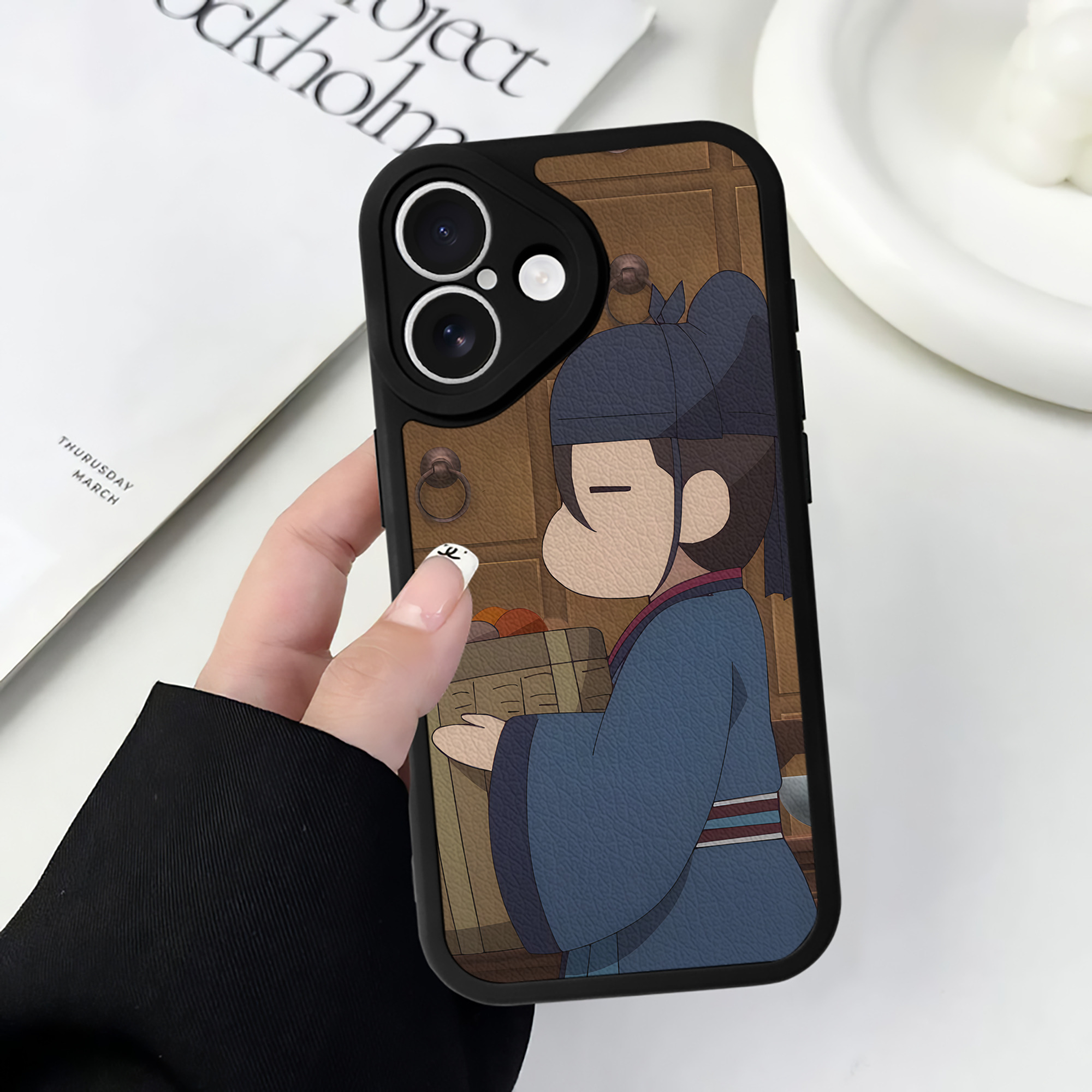 薬屋のひとりごと The Apothecary Diaries 【iPhone 16シリーズ対応】シリコンスマホケース（レザー調） 材質：シリコン